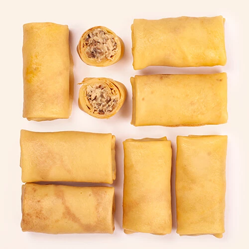 Млинці з куркою і грибами