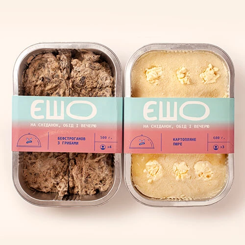 Комбо бефстроганов і пюре