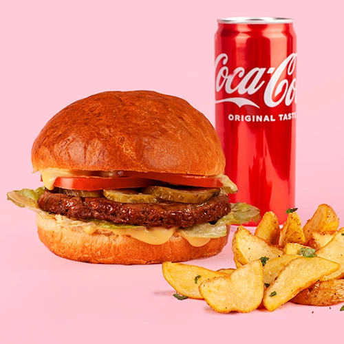 Веган бургер меню