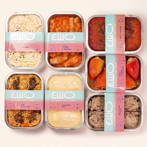 Набор готовых блюд на неделю