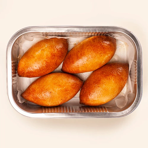 Пиріжки з куркою та сиром