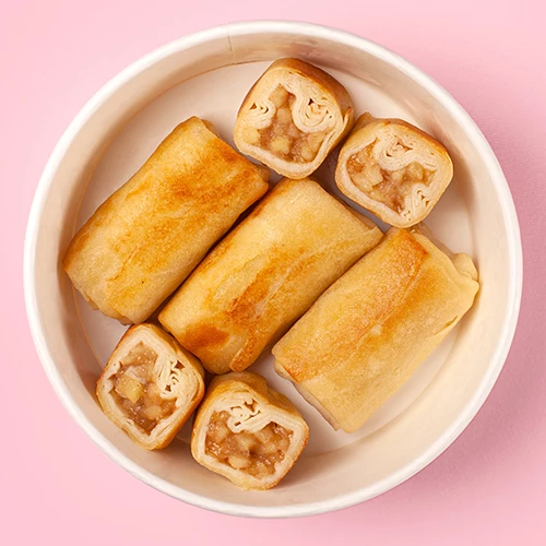 Млинці з яблуком і корицею