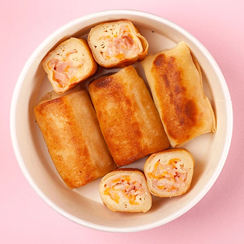 Млинці з італійською шинкою і сиром