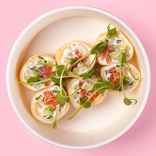 Млинці із сьомгою