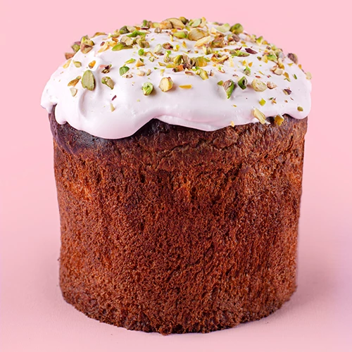 Паска з фісташковим кремом