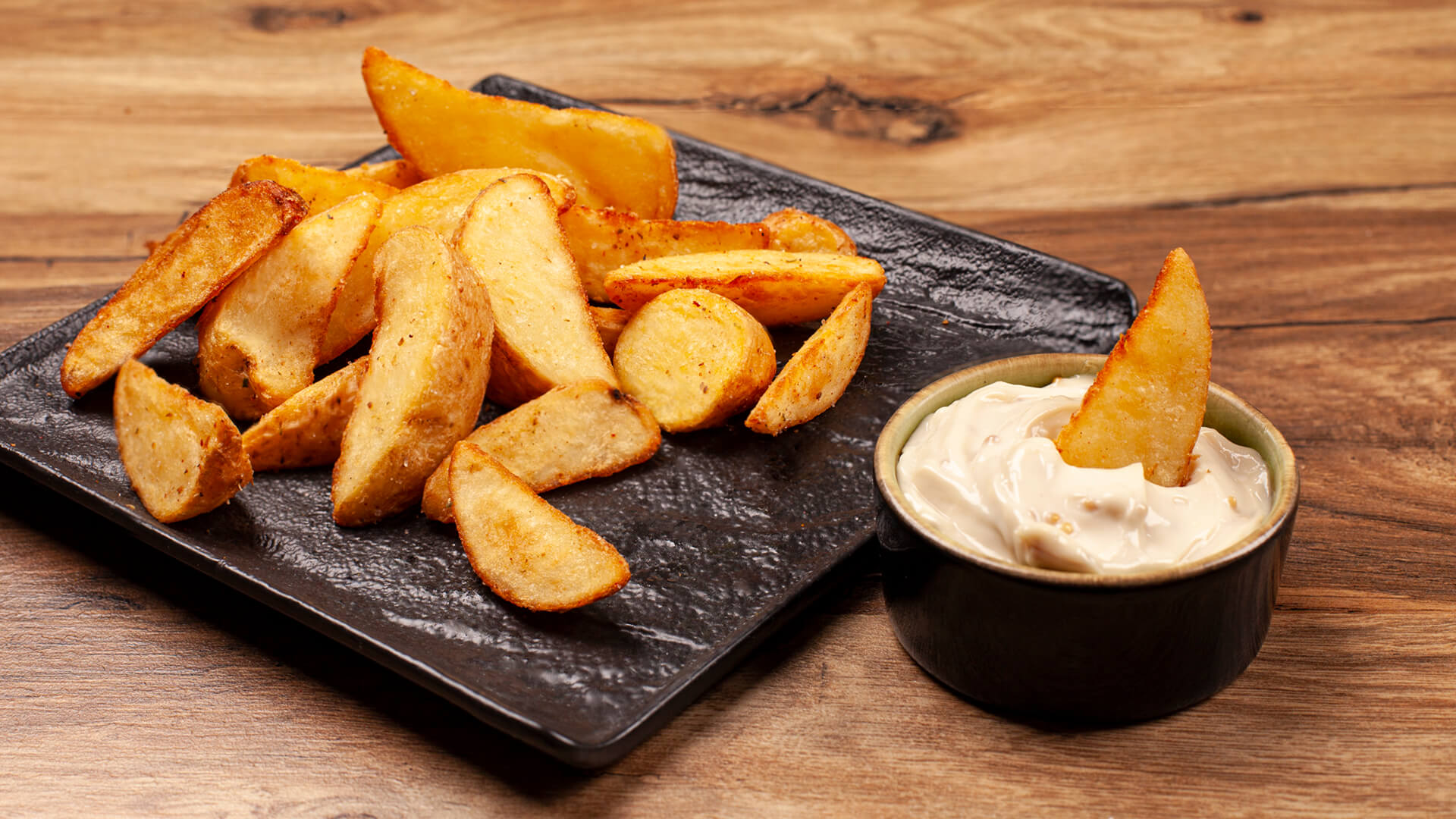 Картофель фри по-деревенски