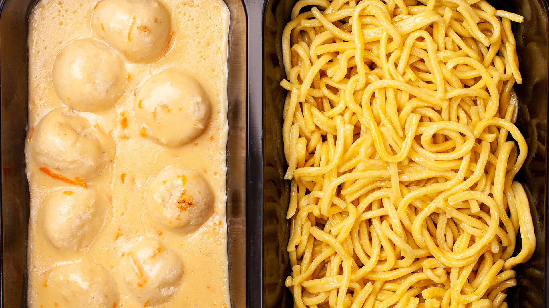 Заморожений ланч з фрикадельками та локшиною