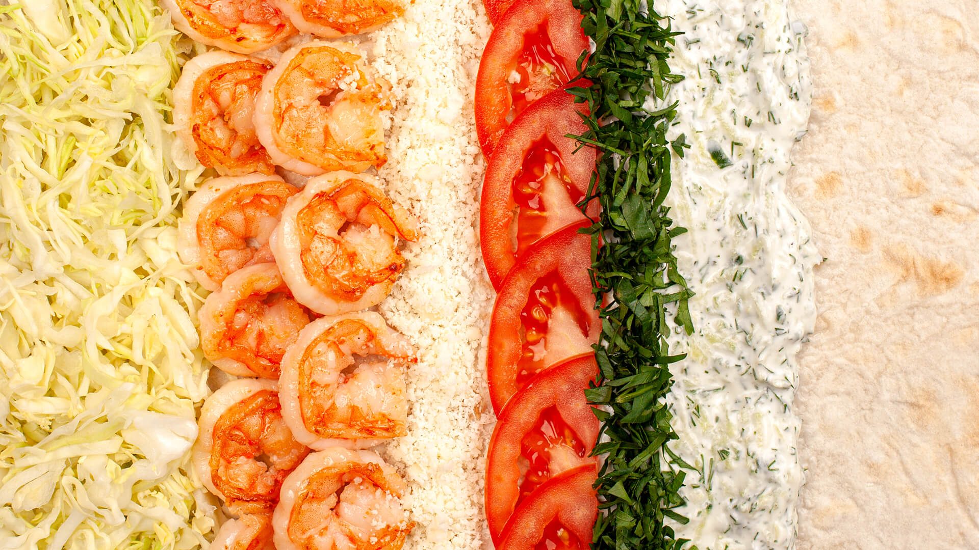 Шаурма Грецька з креветками