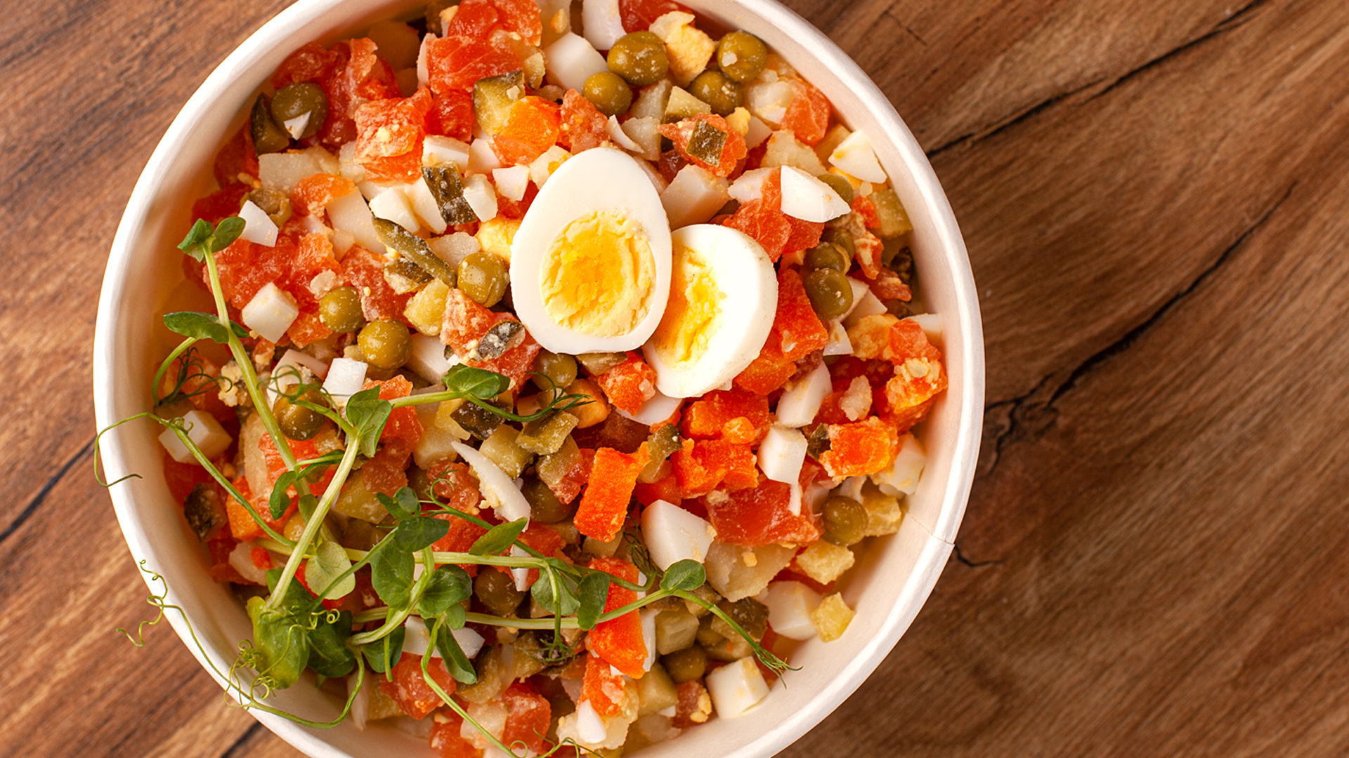 Олів'є з сьомгою