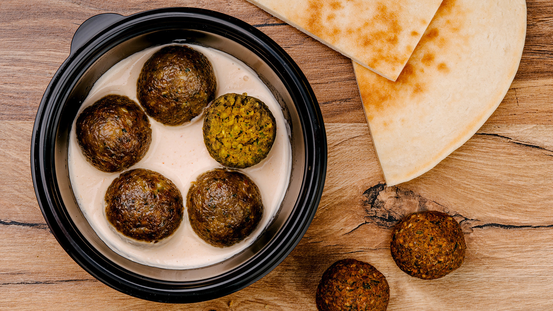 Фалафель в кокосовому соусі