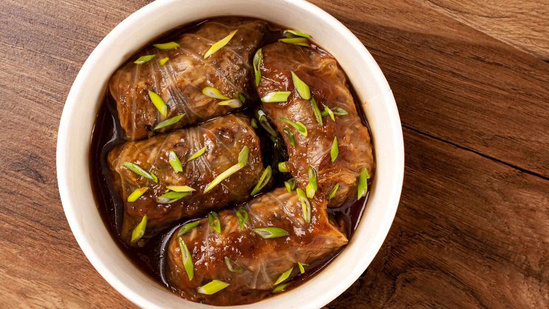 Азійські голубці з грибами